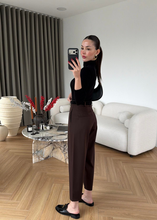 Modern Cut Pantalon ACI KAHVE