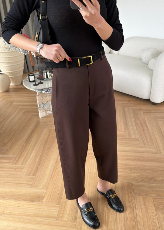 Modern Cut Pantalon ACI KAHVE