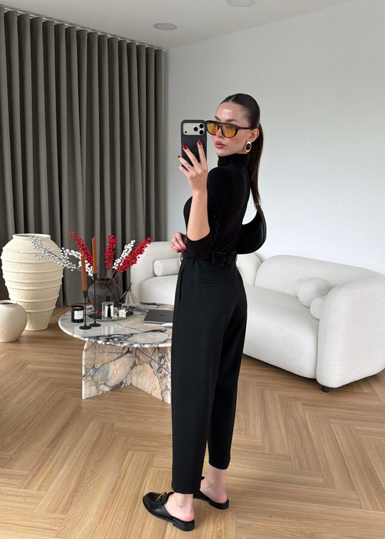 Modern Cut Pantalon SİYAH