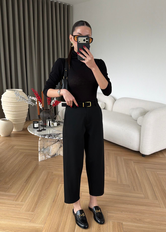 Modern Cut Pantalon SİYAH