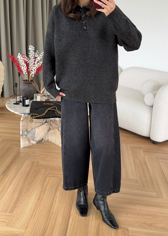 Polo Yaka Premium Kazak ANTRASİT