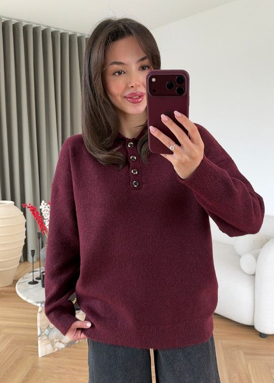 Polo Yaka Premium Kazak BORDO