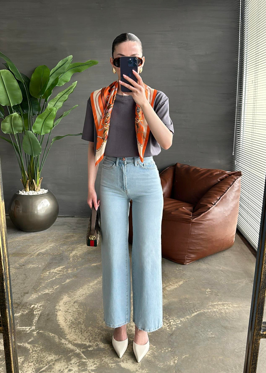 Premium Dilvin Basic Tshirt FÜME