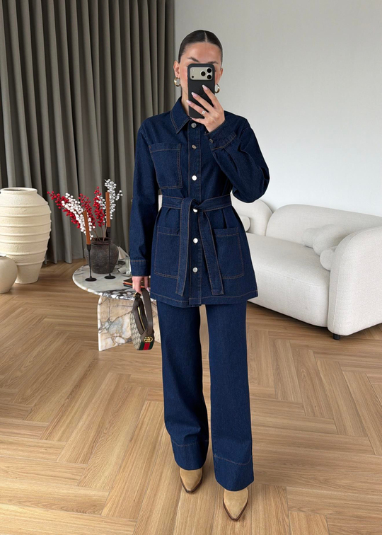 Rebeca Denim Takım LACİVERT