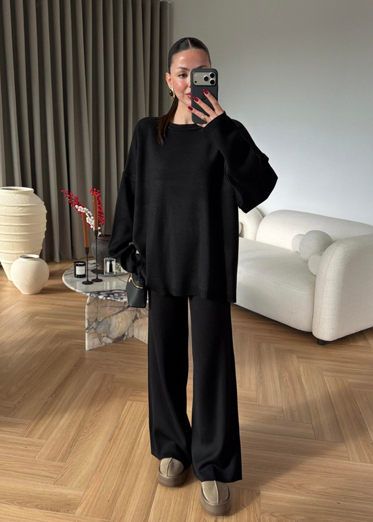 Relax Triko Takım SİYAH