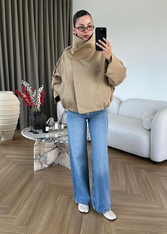 Roxy Kruvaze Trençkot CAMEL