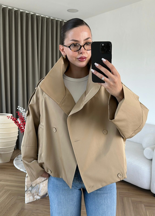 Roxy Kruvaze Trençkot CAMEL
