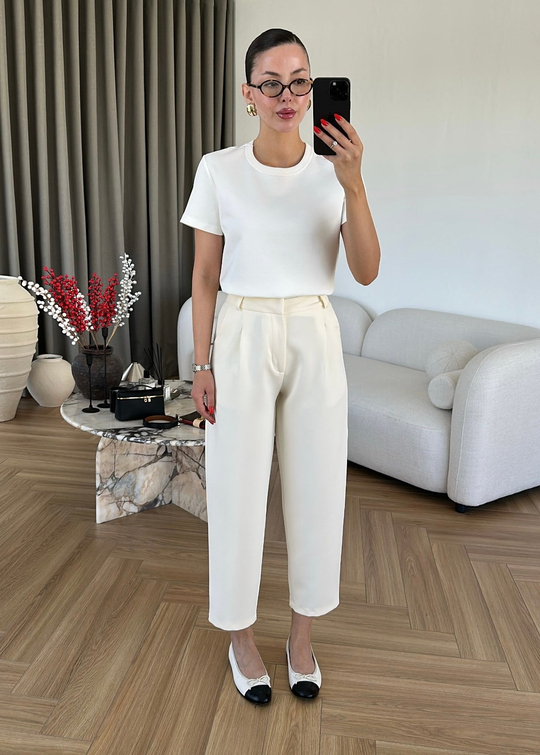 Sakura Premium Havuç Pantolon TAŞ