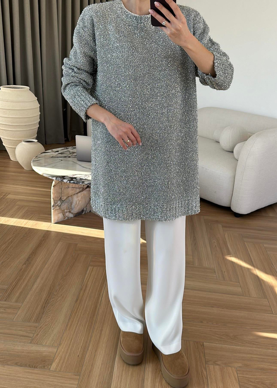 Simli Uzun Kazak SİLVER