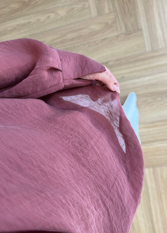 Sorelle Tensel Bağlamalı Gömlek GÜL KURUSU