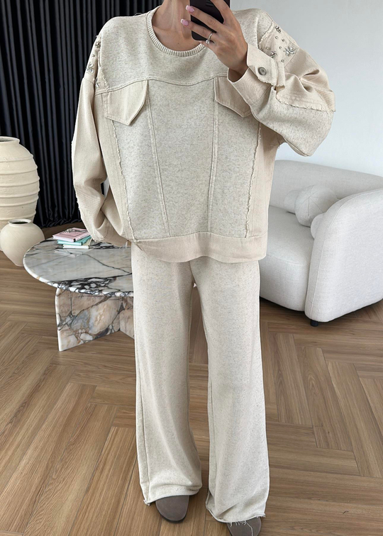 Sweat Pantolon Takım TAŞ