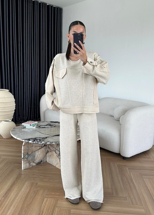 Sweat Pantolon Takım TAŞ