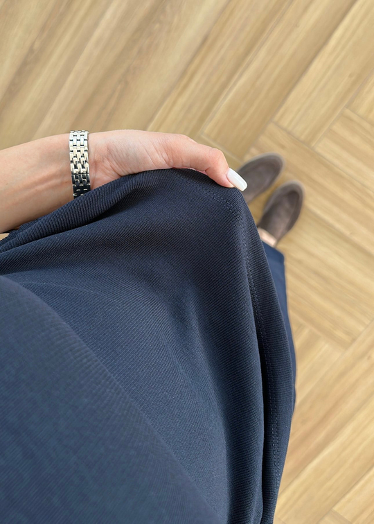 T Kol Basic Bluz LACİVERT