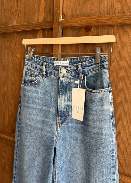 Taşlı Zımbalı Premium Jean MAVİ