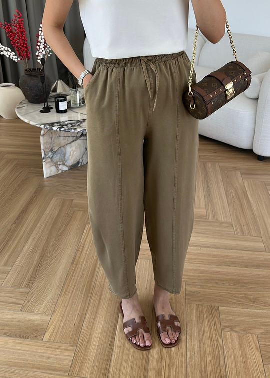 Tensel Şalvar Pantolon HAKİ