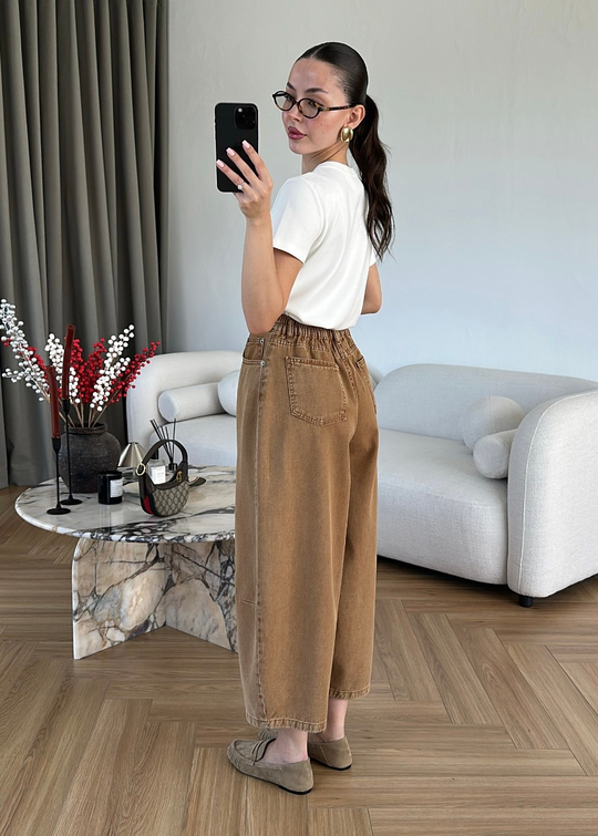 Tensel Slouchy Jean CAMEL