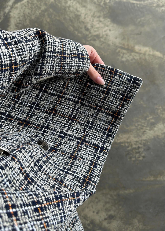 Tüvit Sim Geçişli Blazer EKRU
