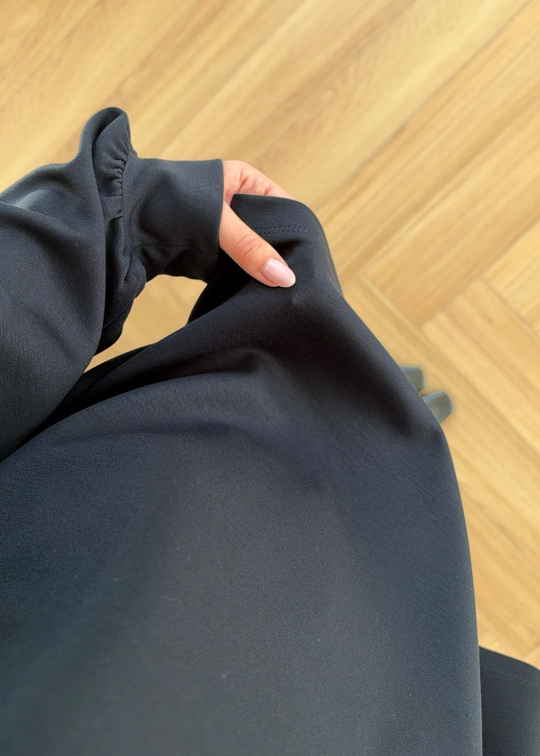 Vatkalı Polo Yakalı Sweat LACİVERT