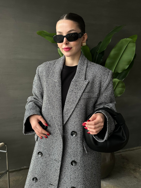 Viyana Balıksırtı Kaban GRİ