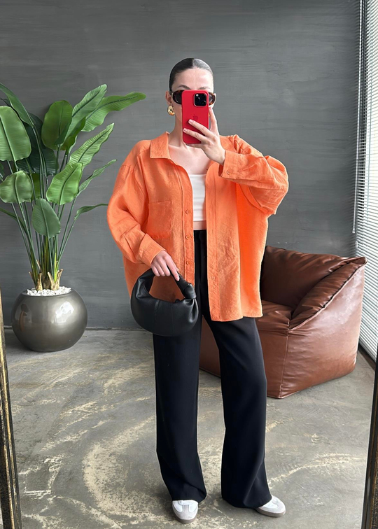 Voslo Rahat Gömlek ORANJ