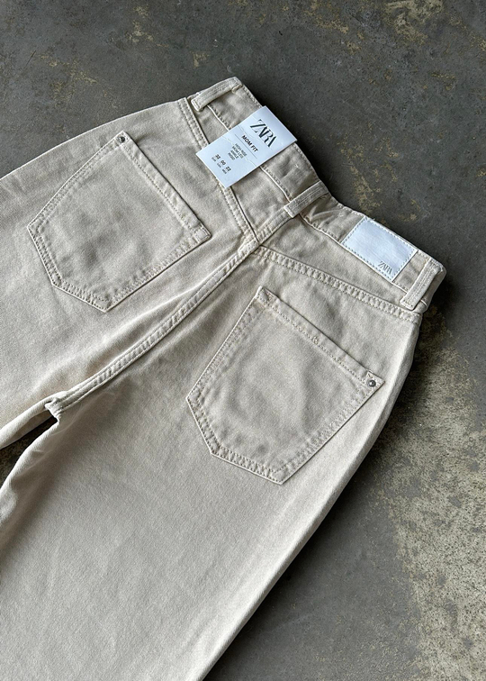 ZR Mom Fit Jean BEJ
