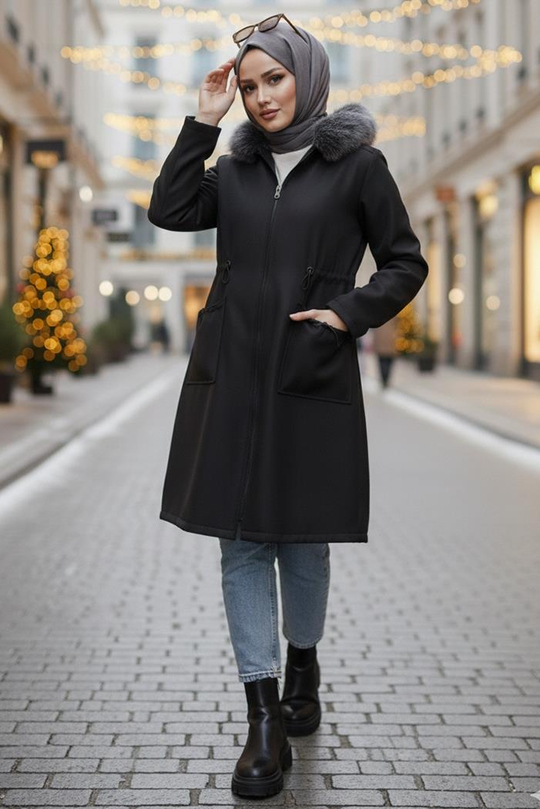 Mandes Tünel Kemerli Mont 592 - Siyah