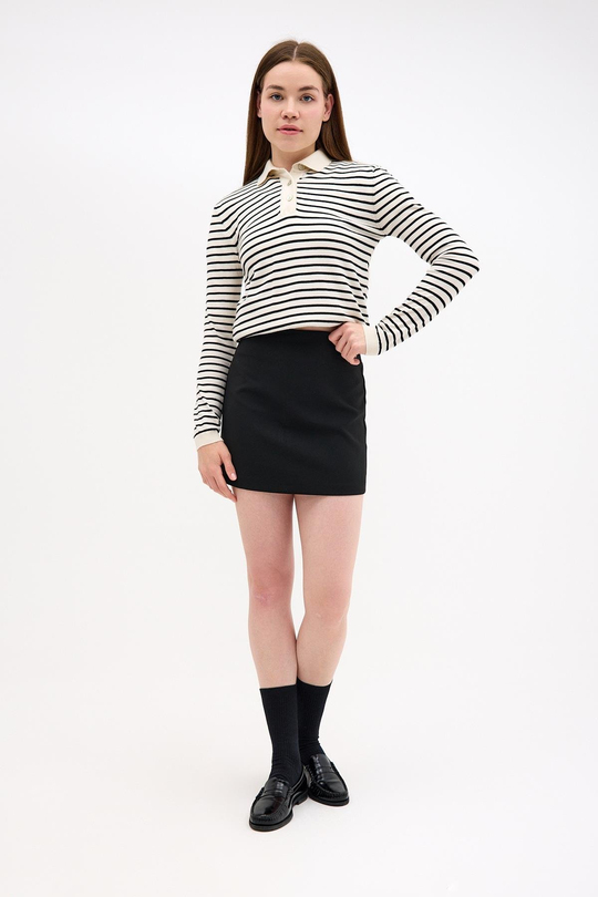 Pamuk Basic Mini Çan Siyah Etek