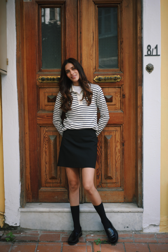 Pamuk Basic Mini Çan Siyah Etek