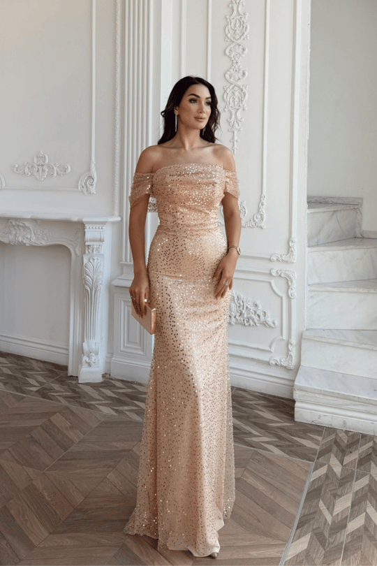 Dila Boncuk İşleme Detay Abiye 1119