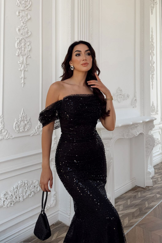 Dila Boncuk İşleme Detay Abiye 1119