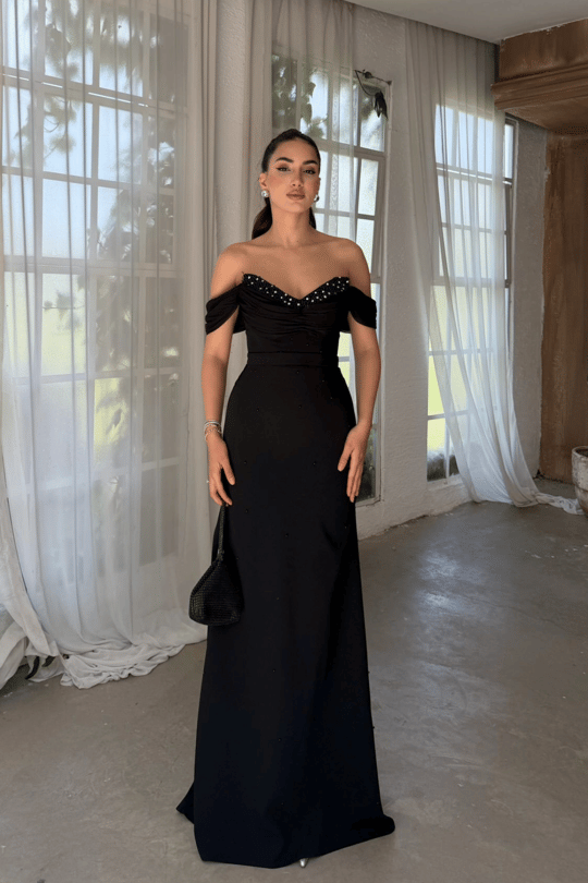 Talya Kayık Yaka İncili Abiye 1061