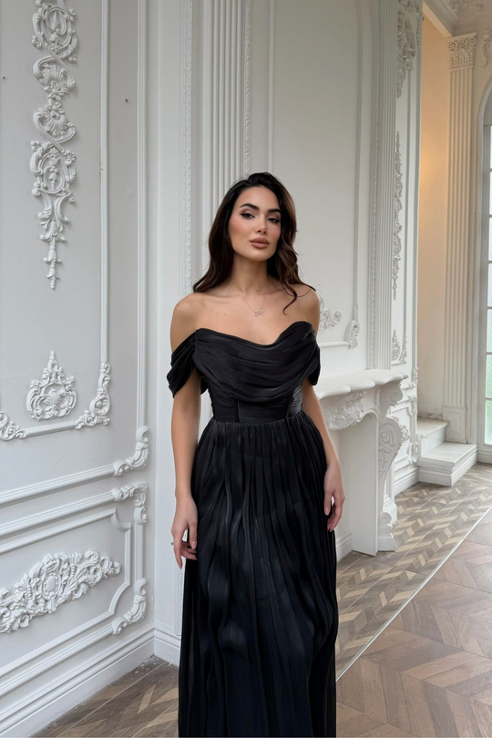 Tamara Düşük Omuz Degaje Abiye 1186