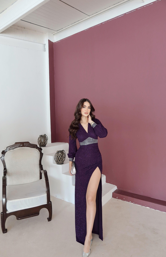 Eledora Işıltılı Abiye 583097 MÜRDÜM
