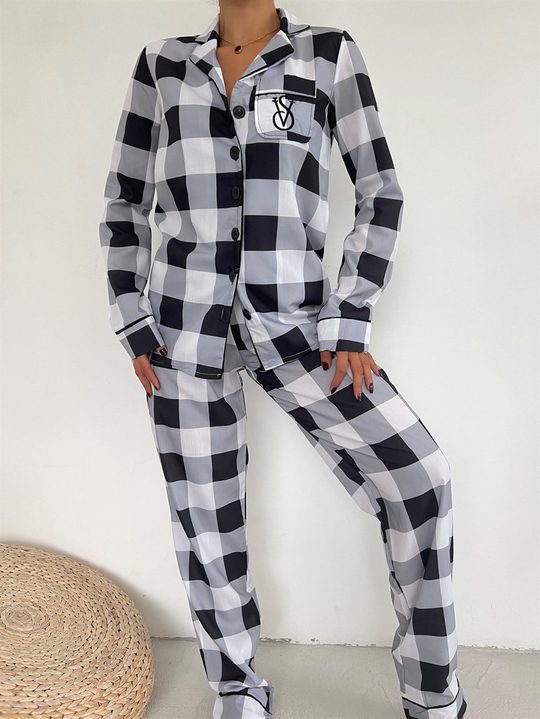 Kareli Pijama Takım 21646