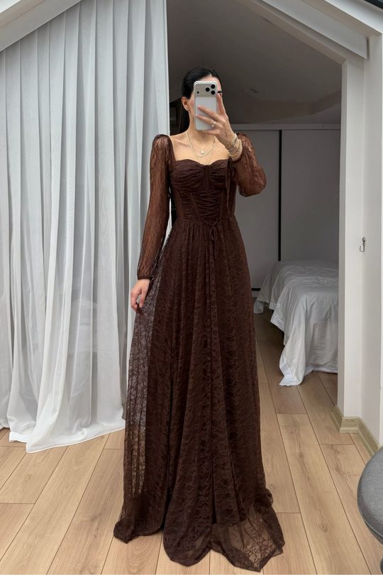 Marlo Güpür Bağlama Detay Abiye 1203