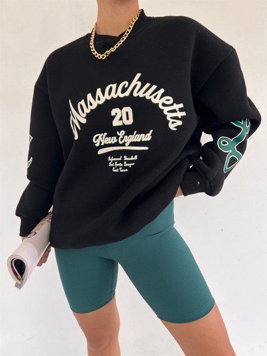 Massachusetts Sweat 8980 SİYAH