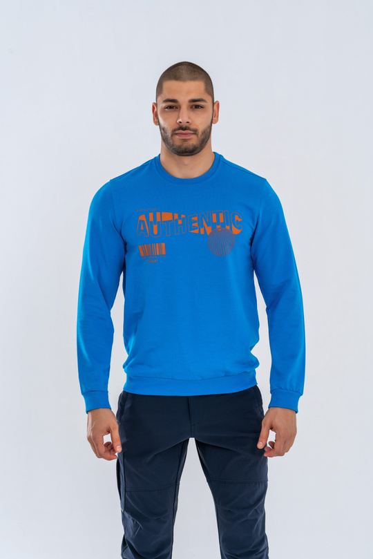 SWEATSHIRT BASIC - 902 - B01 - S.MAVİ