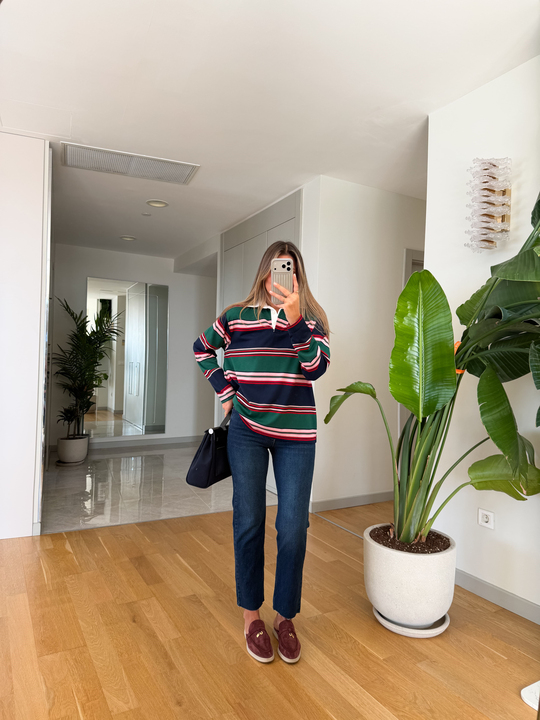 Adrey Boyfit Jean - Orta Mavi
