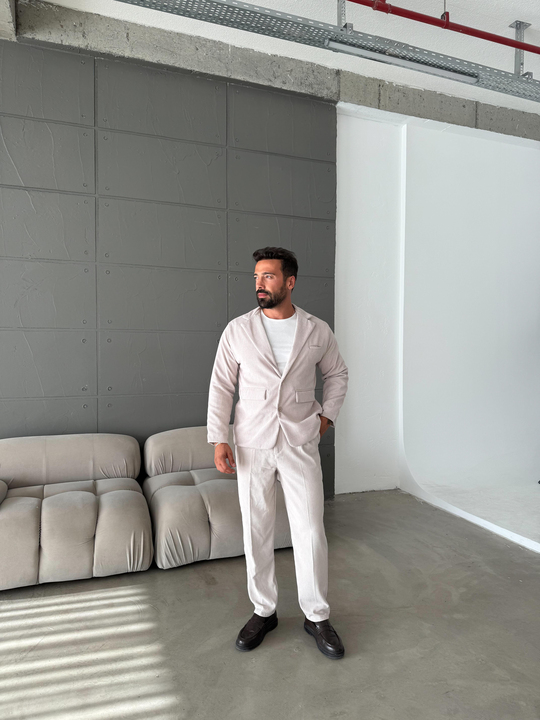 Bej Kadife Oversize Takım  SNZ K5020