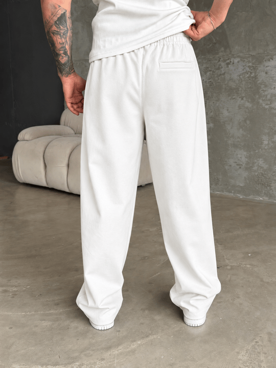 Ekru Panda Hasır İpli Baggy Eşofman PLZ 27550