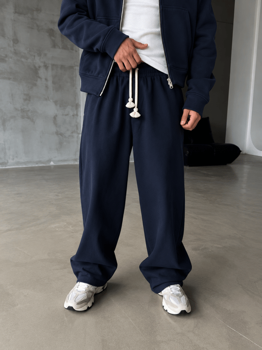 Lacivert Panda Hasır İpli Baggy Eşofman PLZ 27550