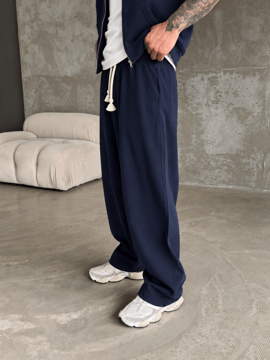 Lacivert Panda Hasır İpli Baggy Eşofman PLZ 27550
