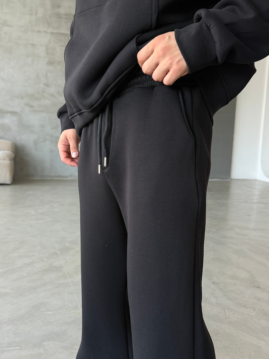 Siyah SC Core Üç İplik Jogger Eşofman Altı