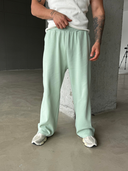 Suyeşili Basic Baggy Pamuk Eşofman SC