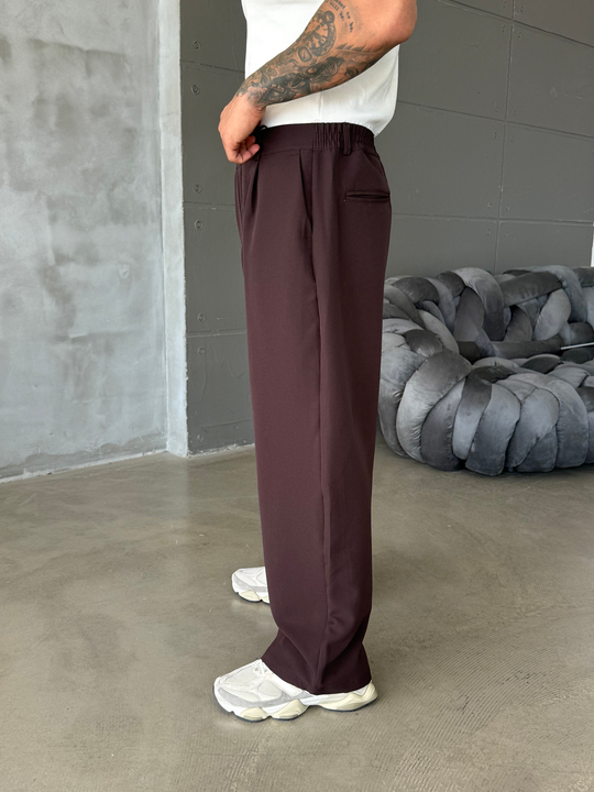 Kahve Double Bol Pantalon PLZ 27301