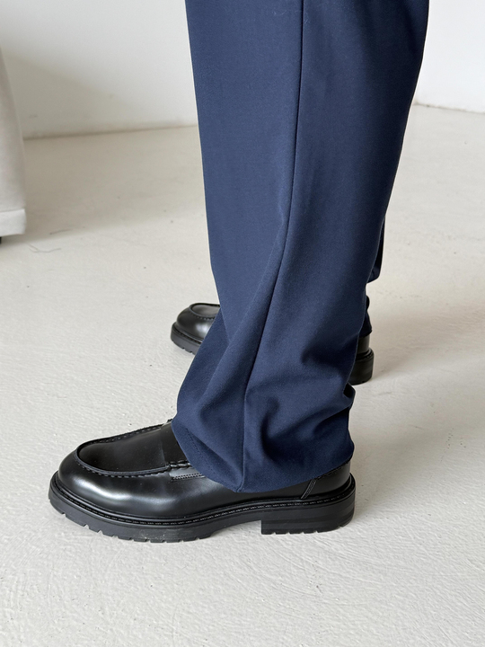 Lacivert Baggy Bezayağı Kumaş Pantalon SNZ N1135
