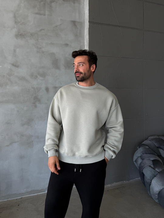 Boyamagri SC Core Üç İplik Bisiklet Yaka Sweat