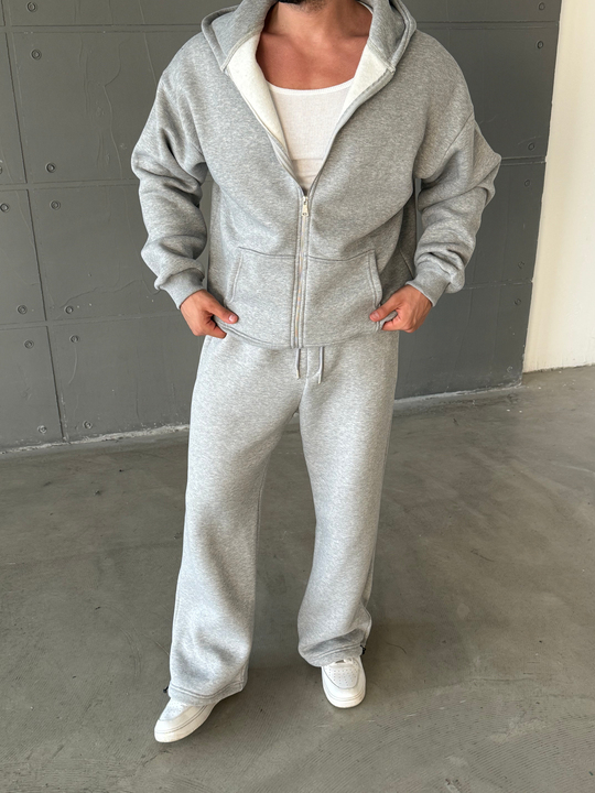 Grimelanj SC Core Üç İplik Tam Zip Sweatshirt