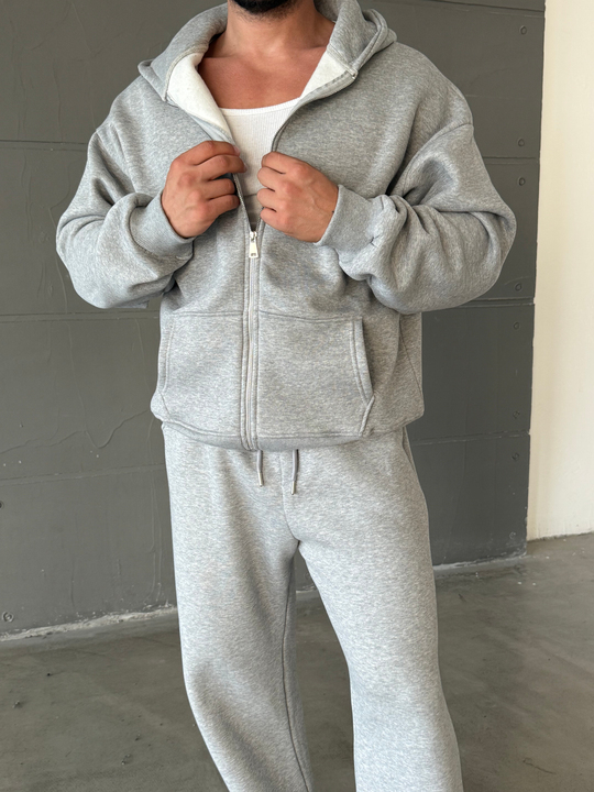 Grimelanj SC Core Üç İplik Tam Zip Sweatshirt