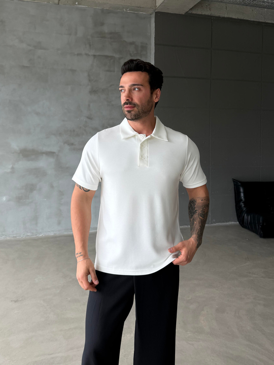Ekru Premium Pike Polo Yaka Antioch 9446